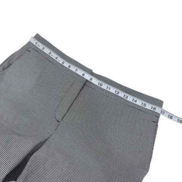 Ann Taylor Factory Womens Black Houndstooth Business Casual Dress Pants Size 6 - Picture 5 of 10